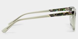 Cassia Green Rectangle Glasses5