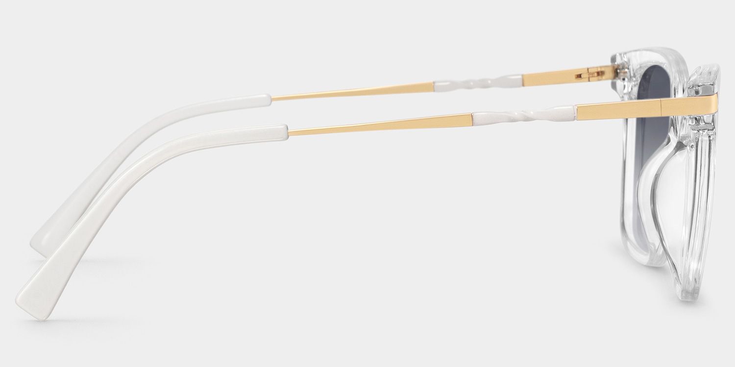 Jacqui Square Clear Eyeglasses and Glasses Frames3