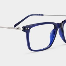 Eleanor Blue Rectangle Glasses5