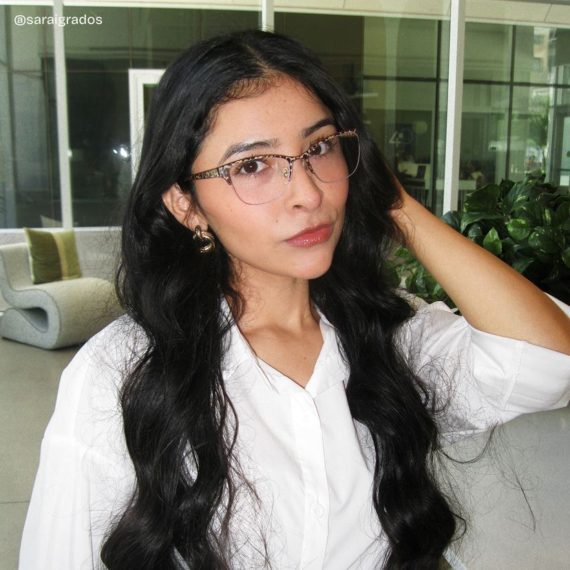 Dorian Brown Leopard print Cat eye Glasses