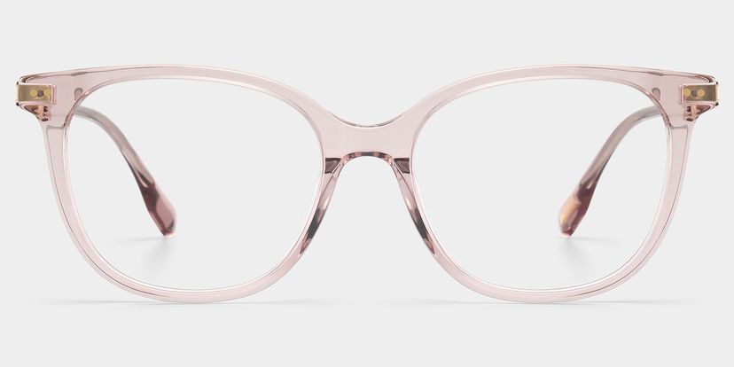 Daisy Pink Round Glasses