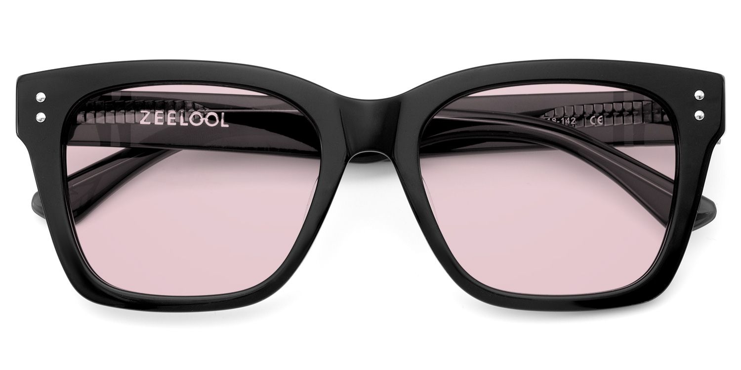 Gaydeh Black Glasses With Rectangle Shape | Zeelool1