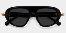 Aveline Black Aviator Glasses1