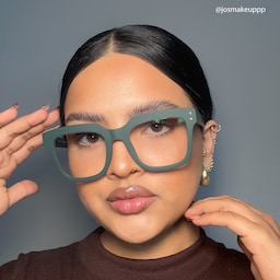 Liizbeett Square Green Glasses10