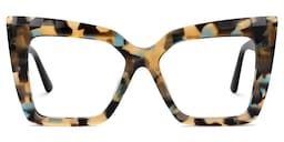 Thiline Square Tortoise Glasses1