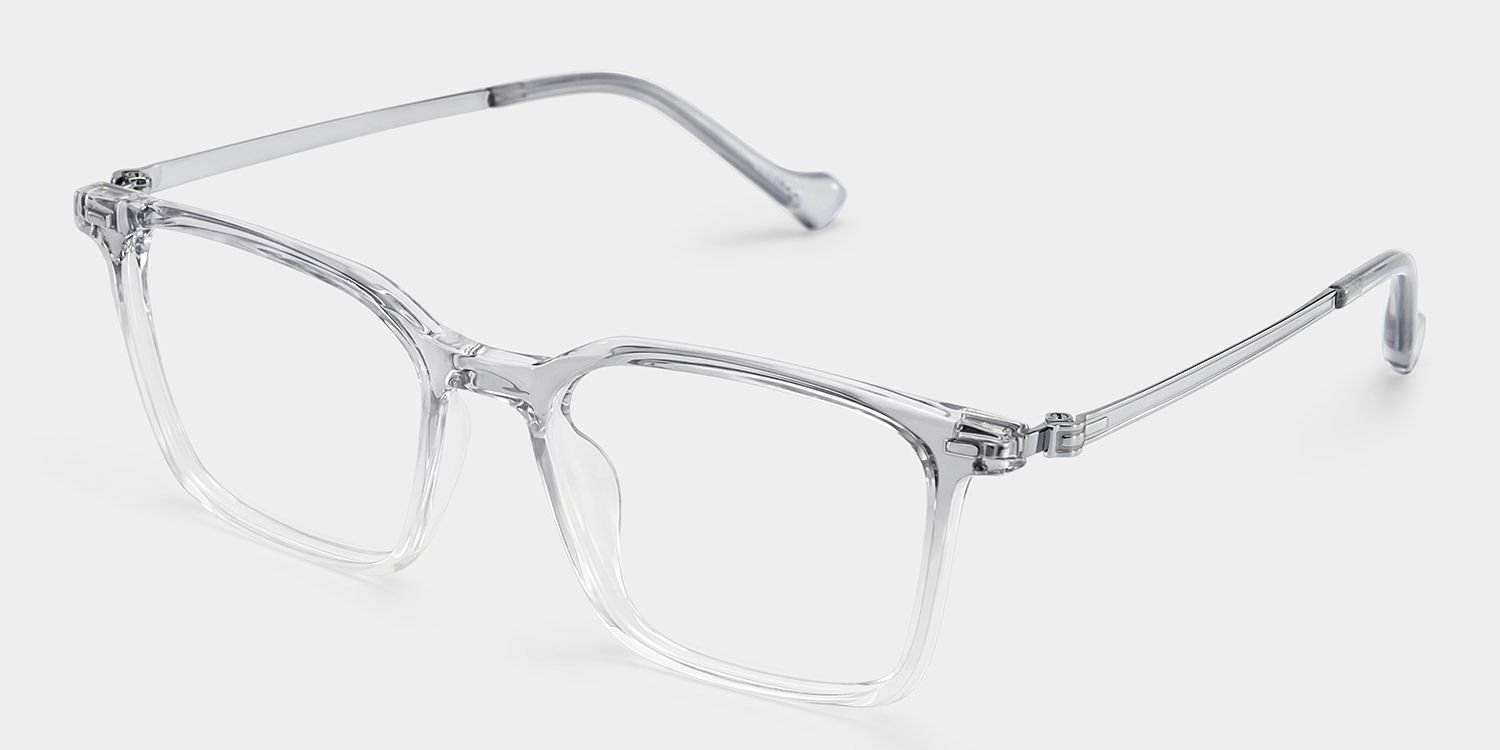 Archer Men Grey Glasses in Rectangle Frames | ZEELOOL3