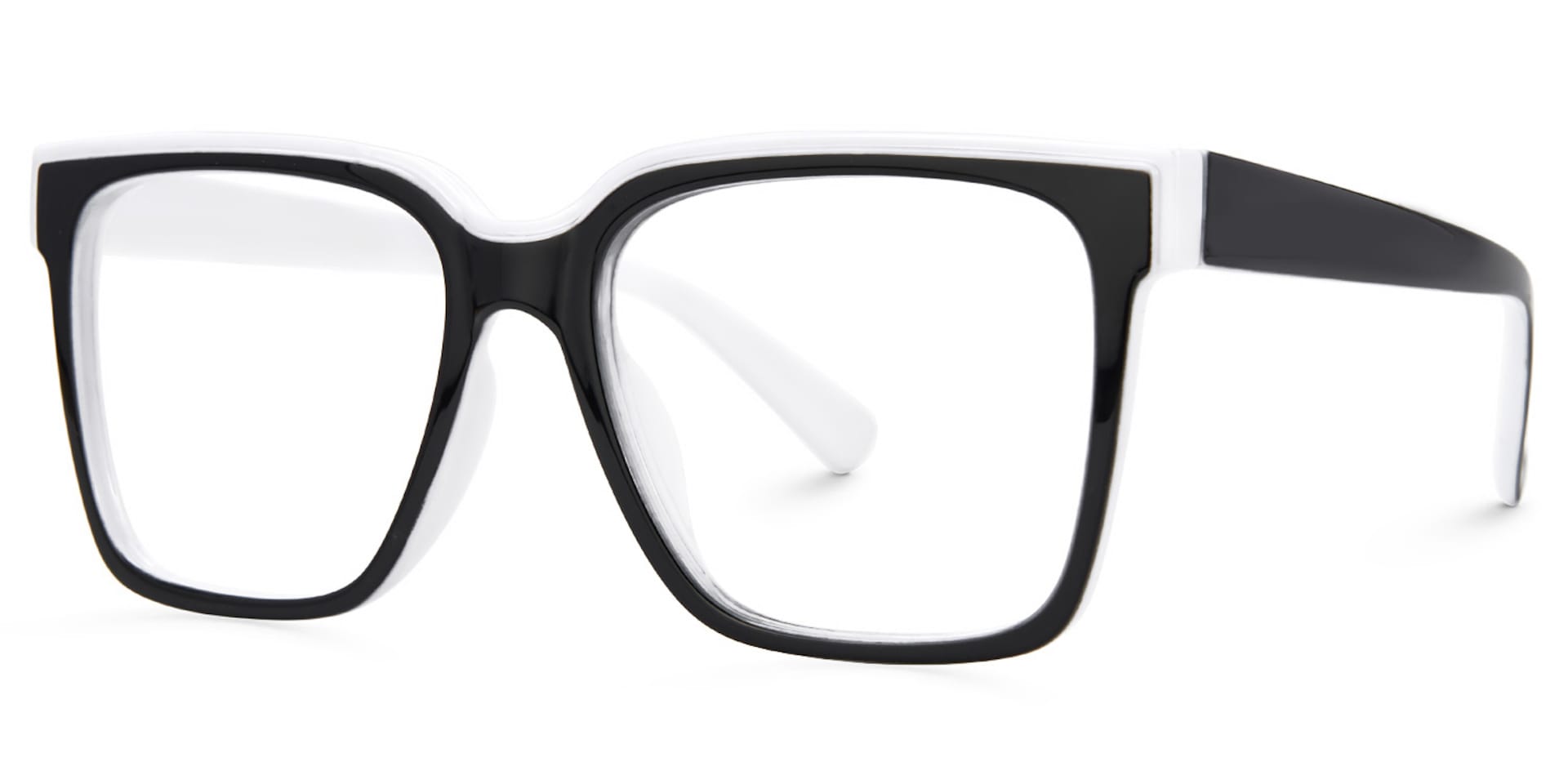 Square Renea Two-Tone Glasses deals -Zeelool Glasses1