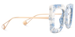 Latanya Square Cobalt Blue Glasses4