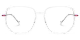 Joana Geometric Clear Glasses1