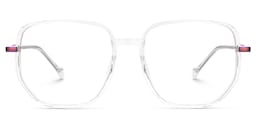 Joana Geometric Clear Glasses1