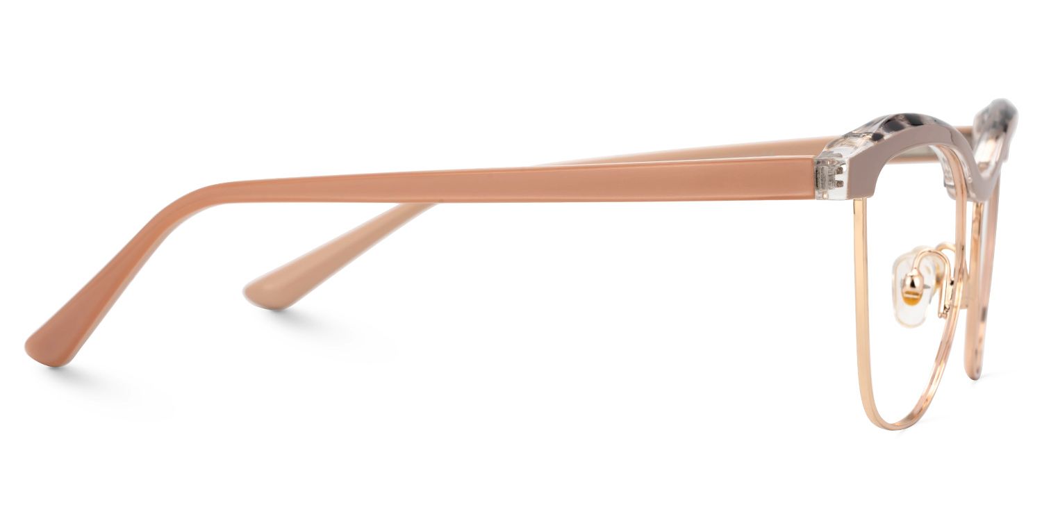 Women Browline Coumba Pink Glasses | Zeelool2