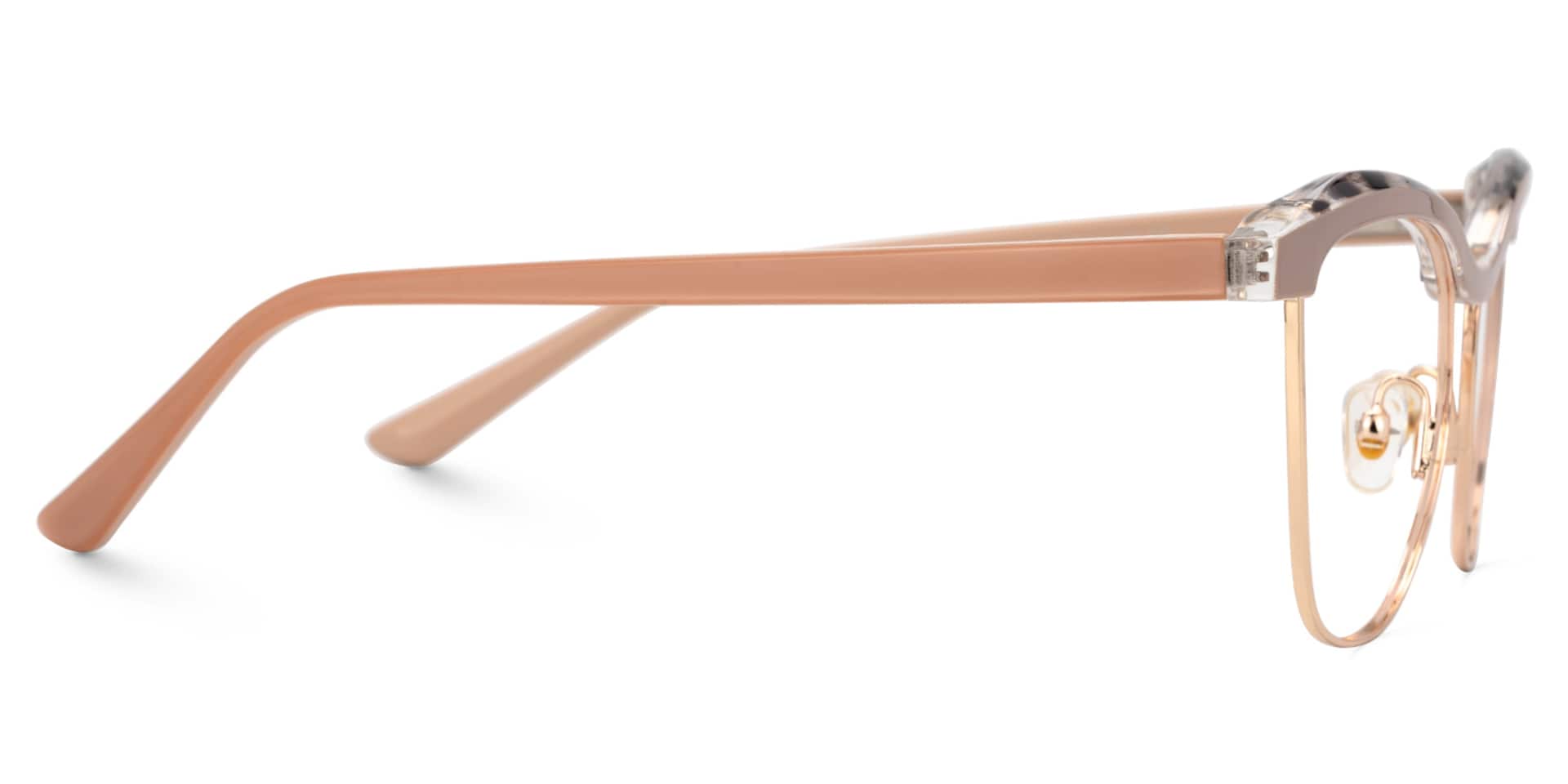 Women Browline Coumba Pink Glasses | Zeelool2