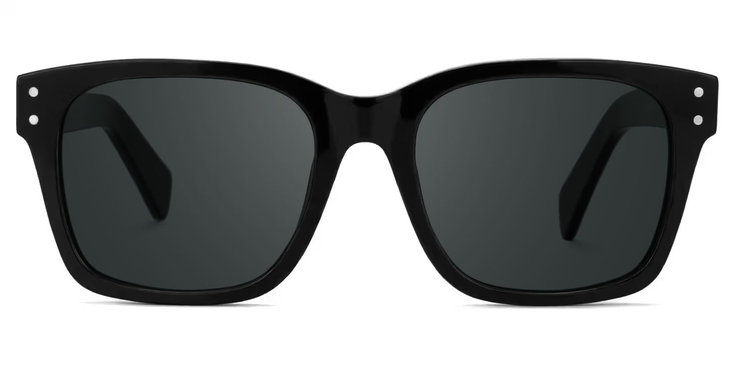 Fussell Square Black Sunglasses for Women & Men | ZEELOOL0