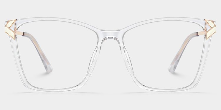 Tricee Clear Square Glasses
