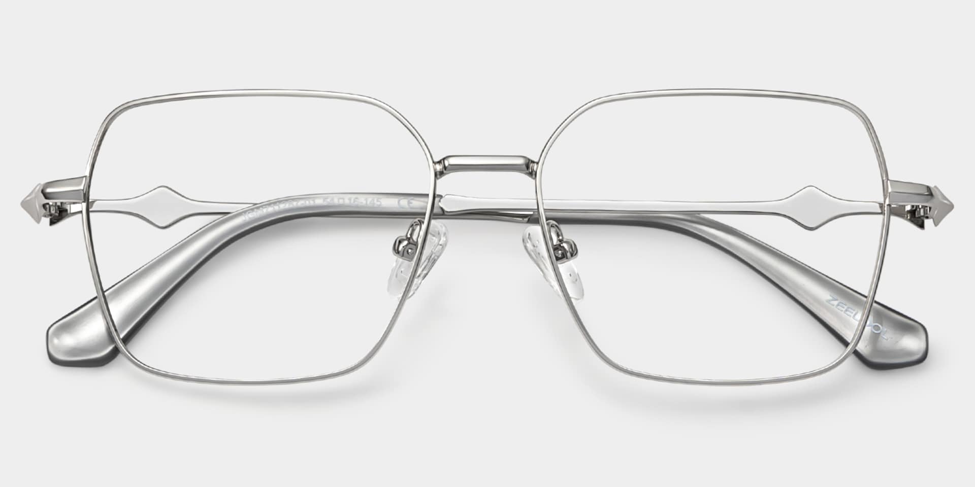 Kayla metal geometric glasses Frame Glasses Online | ZEELOOL1