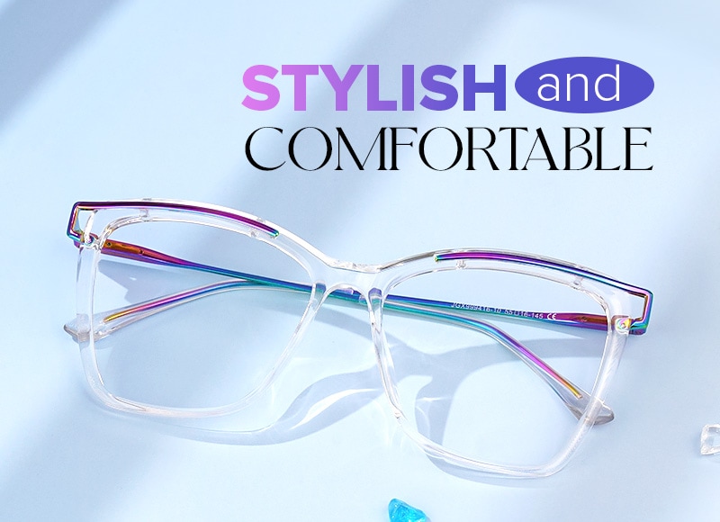 Square Krystle Crystal Eyeglasses deals -Zeelool4