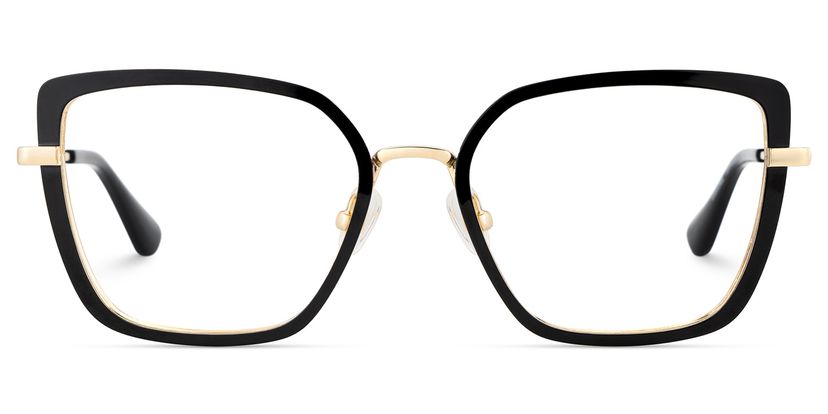 Max Square Black Glasses