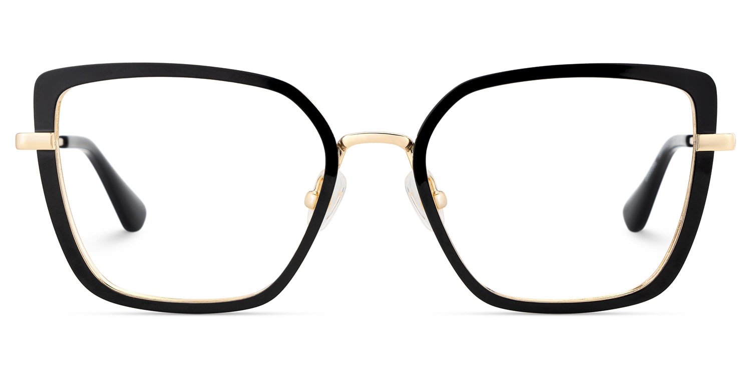 Max Square Black Glasses