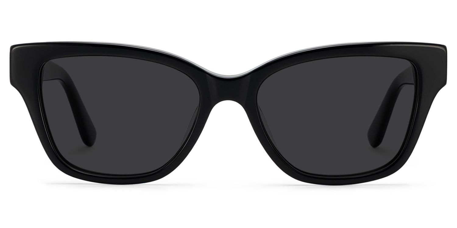 Miranda Cat Eye Black Sunglasses for Women & Men | ZEELOOL