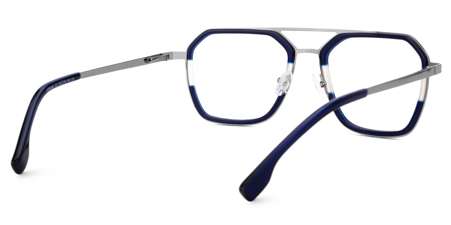 Chiquita Blue Eyeglasses with Aviator Design3
