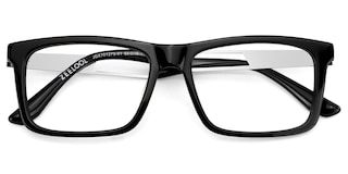 Osvaldo Rectangle Black Glasses2