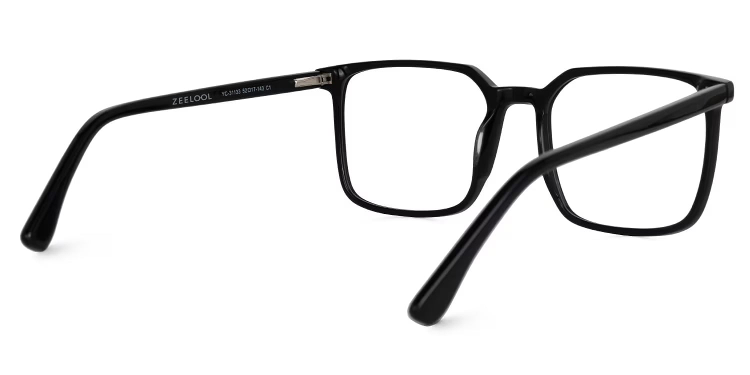 Square Fayrice Black Glasses deals -Zeelool Glasses3