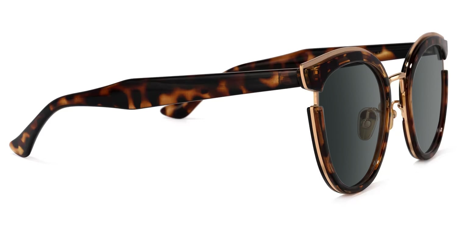 Laraine Cat Eye Tortoise Frame Sunglasses | Zeelool Optical3