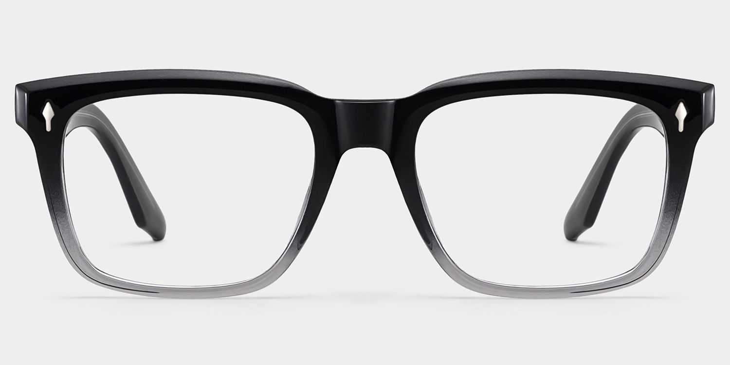 Fletcher Black Frame Glasses with Rectangle Frame Online | ZEELOOL1