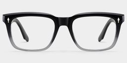 Fletcher Rectangle Black Glasses1