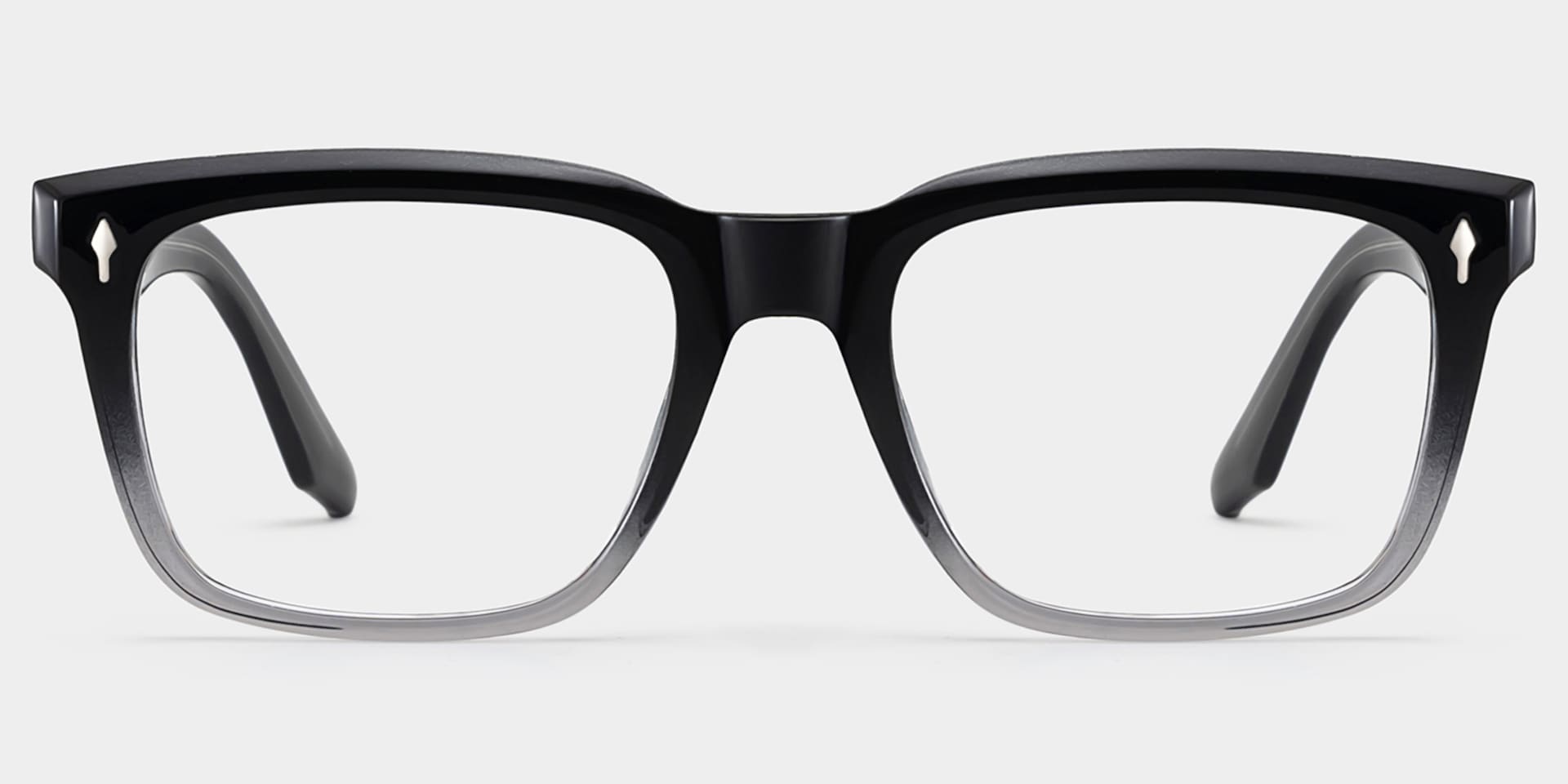 Fletcher Black Frame Glasses with Rectangle Frame Online | ZEELOOL1