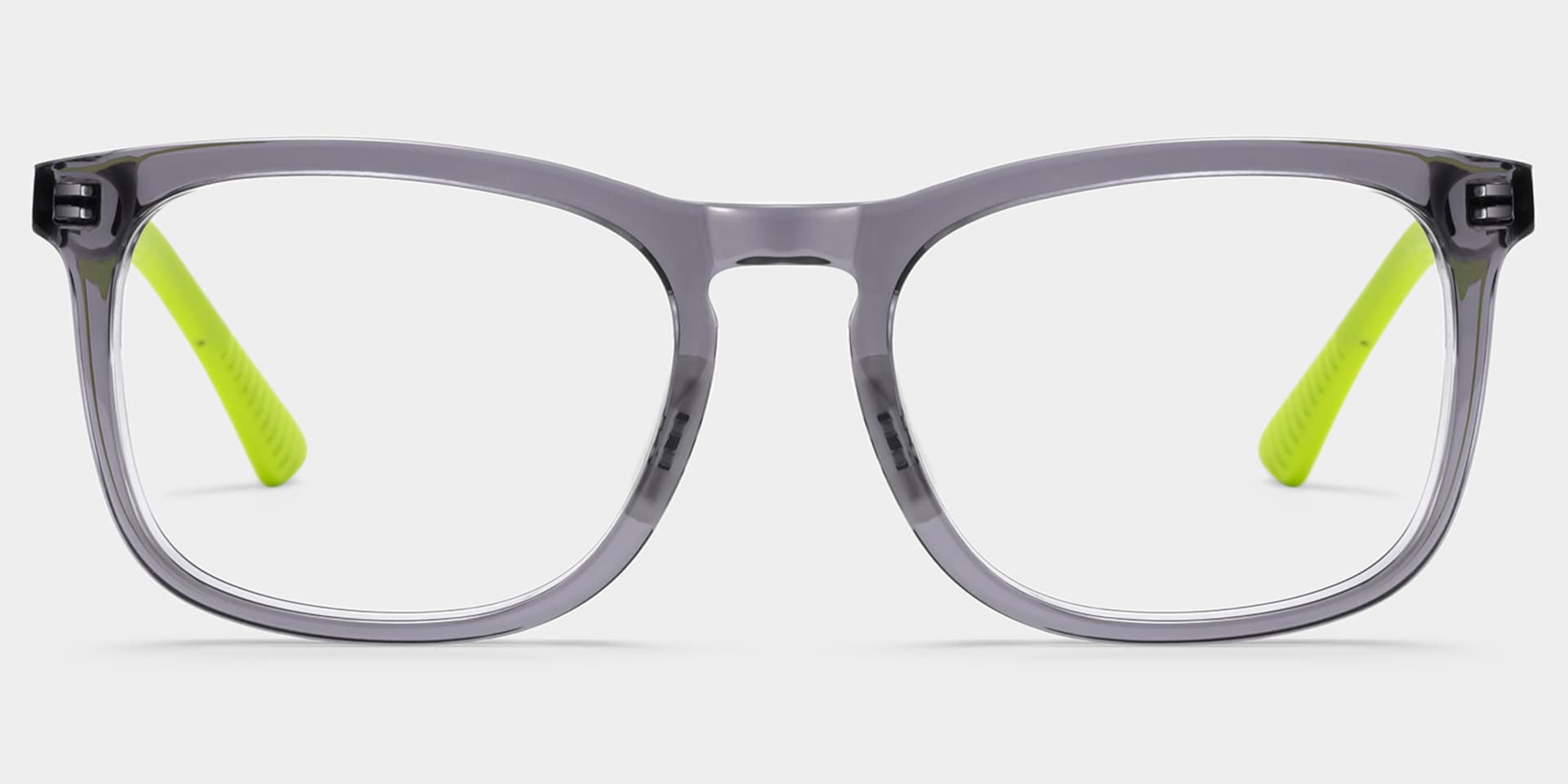 Glide Gray Green Frame Glasses with Square Frame Online | ZEELOOL1
