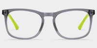 Glide Square Gray Green Glasses0