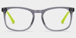 Glide Square Gray Green Glasses1