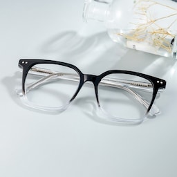 Jamaica Square Black Crystal Glasses0