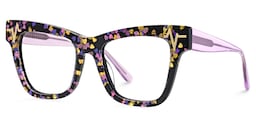 Cara Butterfly Black Glasses1