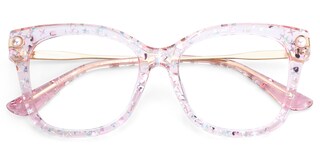 Vernella Square Pink Glasses2