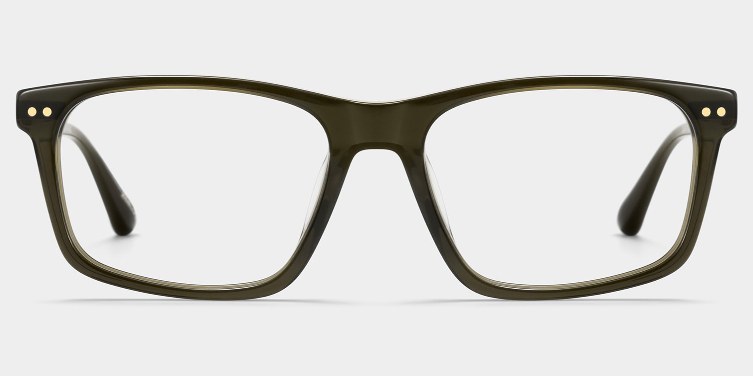 Cozy Rectangle Black Glasses