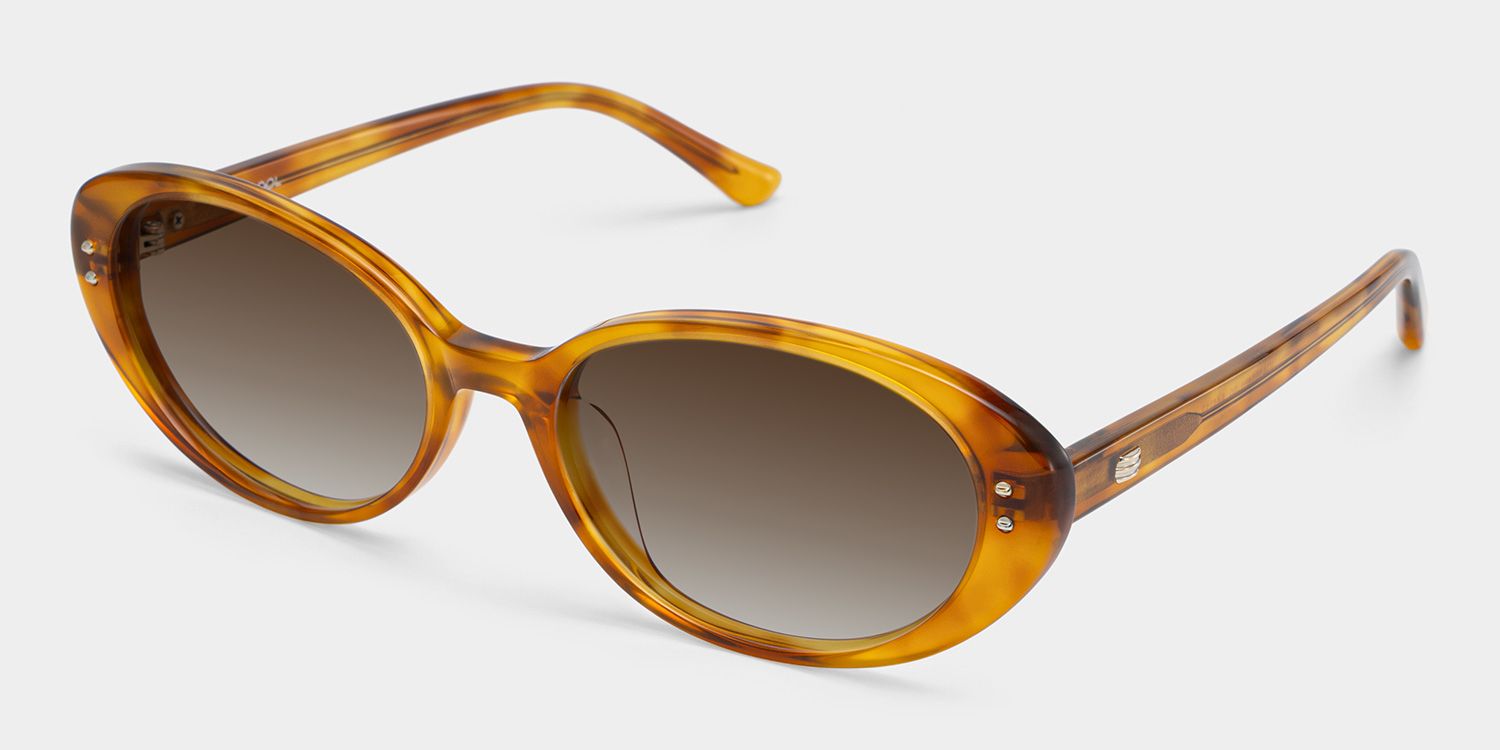 Lennon Oval Tortoise Prescription Sunglasses | ZEELOOL2