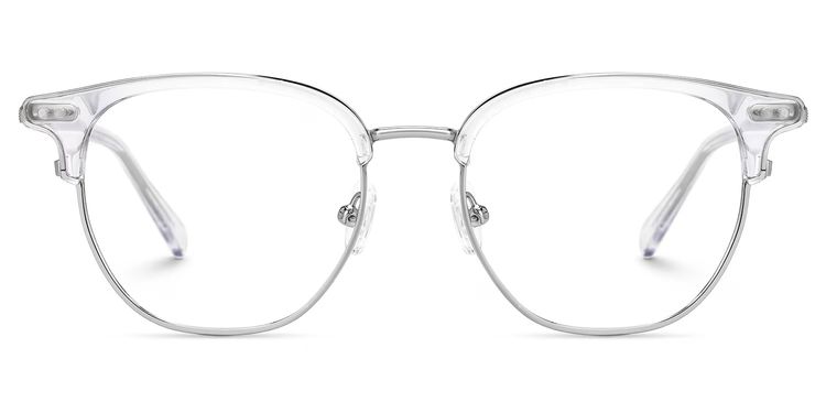 Geno Browline Clear Glasses