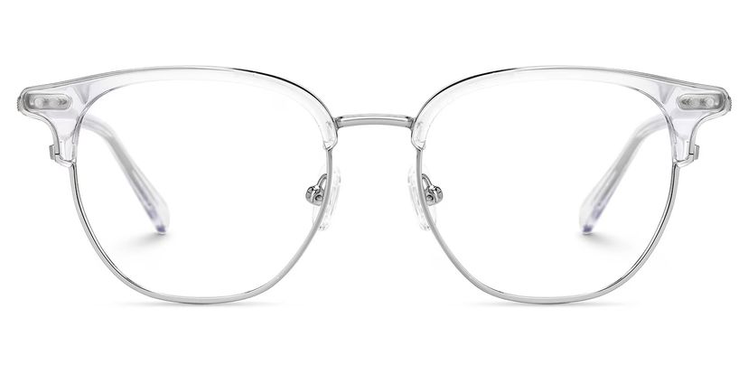 Geno Browline Clear Glasses