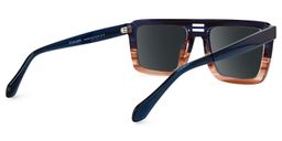 Yamilex Two-Tone Square Sunglasses3