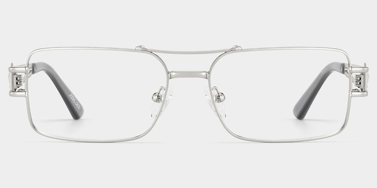 Eric Aviator Silver Glasses