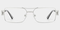 Eric Aviator Silver Glasses2