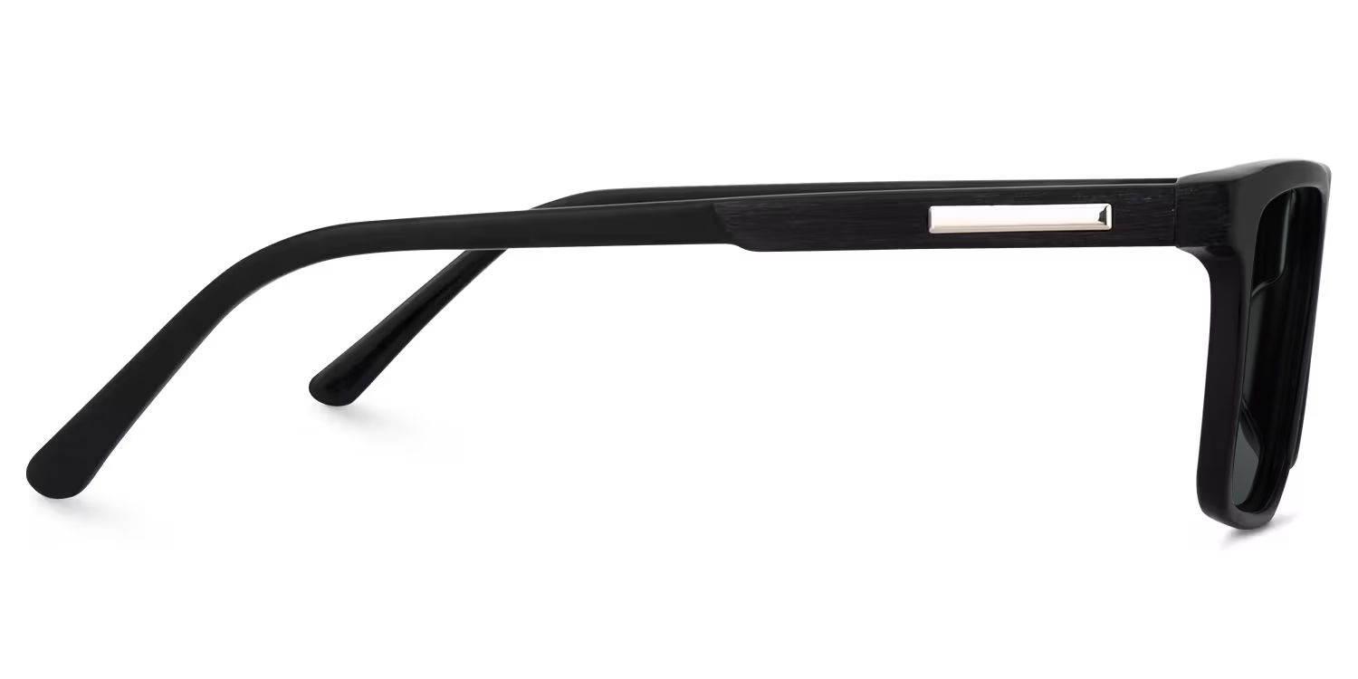 Daniel Rectangle Black Sunglasses | Zeelool Glasses2