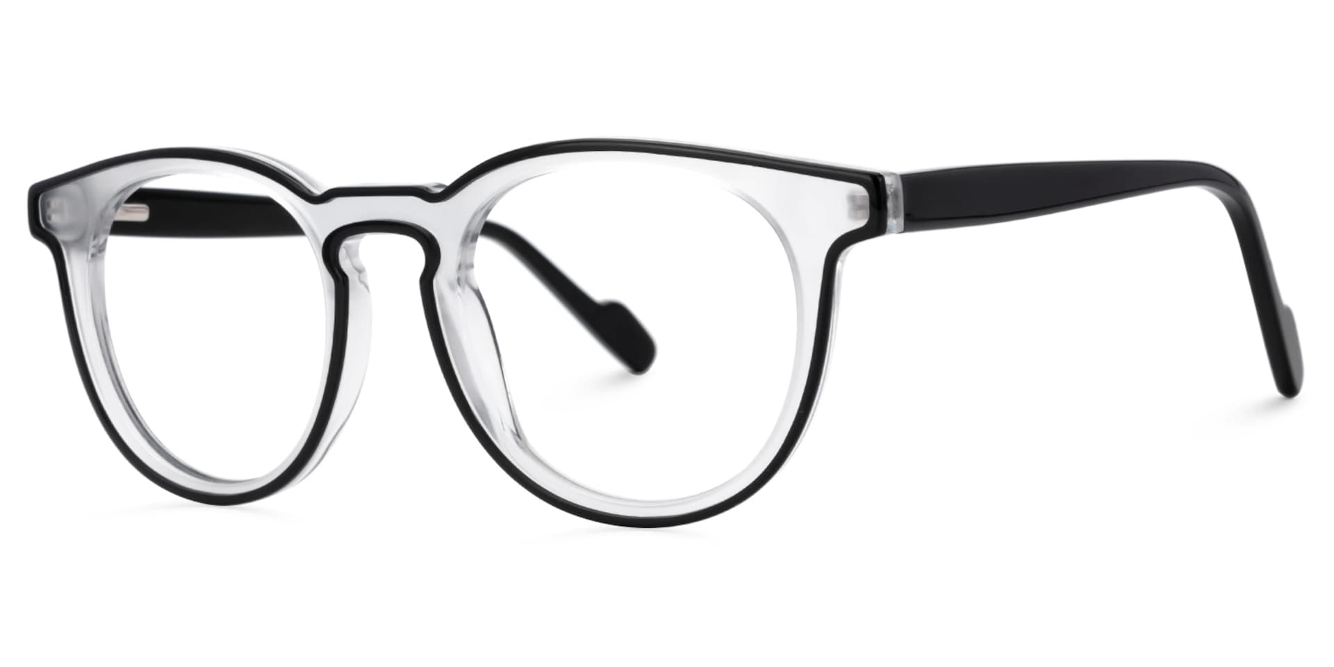 Suzette Eyeglasses in Round Two-Tone Frame | Zeelool1