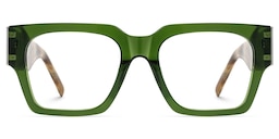 Dedee Square Green Glasses0
