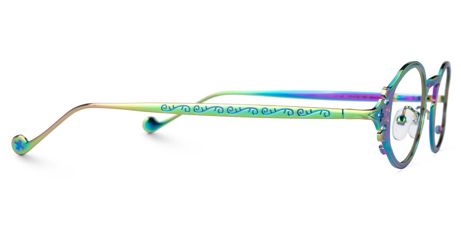Oval Serena Multicolor Glasses deals -Zeelool Glasses
