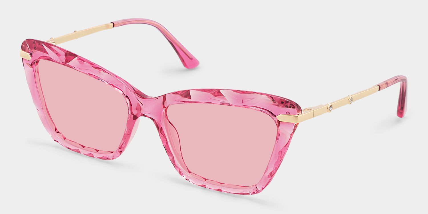 ジュリエットページ Juliet Cateye Pink Sunglasses | Zeelool Glasses