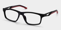 Emory Black Rectangle Glasses3