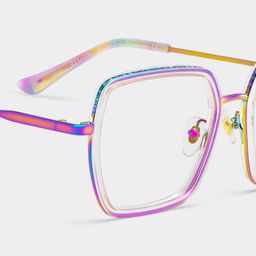 Fiona Square Iridescent Glasses7